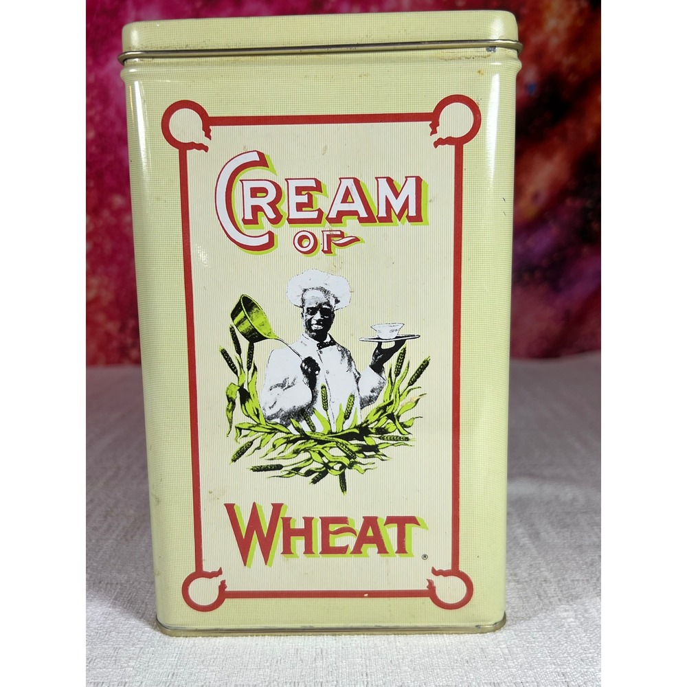 Vintage 1984 Cream of Wheat Commemorative Tin Replica 1924 Nabisco Advertising